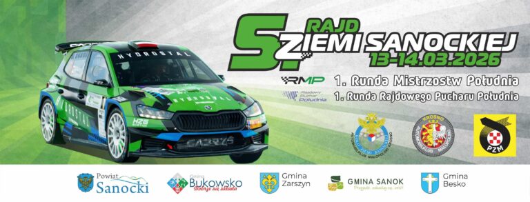 Słodko-gorzki weekend naszych załóg na trasach Rajdu Ziemi Sanockiej